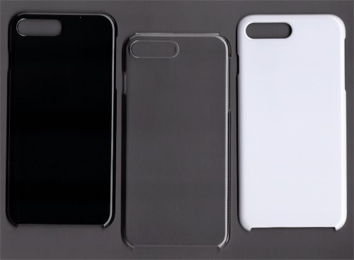 iPhone8 （カバー付き） Amazon.co.jp: iPhone8 Plus ポリカーボネート製 (PC) 無地 スマホ